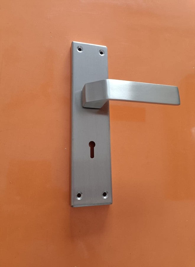 ONMAX Stainless Steel Mortise Lock, 65mm, Double Action, 3 Keys, Silver, Medium, Modern, Rectangular, Key Unlock, Set of 1 - Image 5